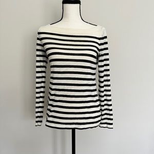 Loft size small striped boatneck shirt